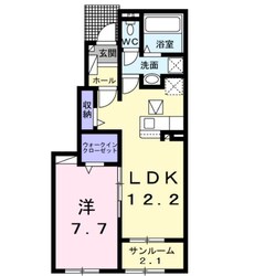 カーザ　マルヒロの物件間取画像